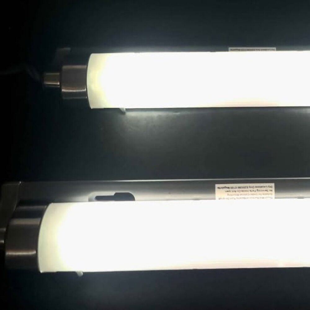 Under Counter Mount LED Lights With Touch On and Off Capability. 120VAC 60Hz.